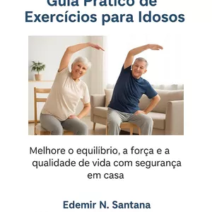 Imagem de capa para o Ebook Movimento é Vida – Guia Prático de Exercícios para Idosos