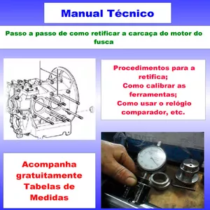 Imagem de capa para o Ebook Manual Retifica do Motor Fusca