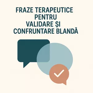 Cover image for Ebook Fraze Terapeutice pentru Validare și Confruntare Blandă