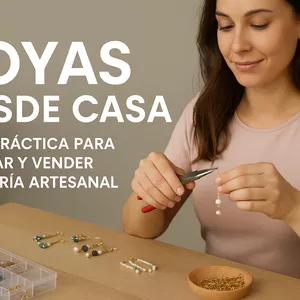 Imagen de portada para Ebook "Joyas desde Casa: Guía Práctica para Diseñar y Vender Bisutería Artesanal"