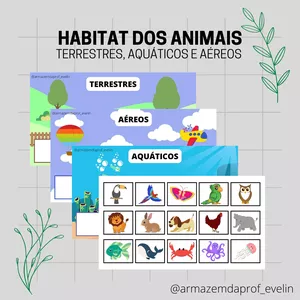Imagem de capa para o Ebook HABITAT DOS ANIMAIS