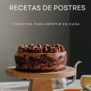 Imagen de portada para Ebook Recetas de postres caseros