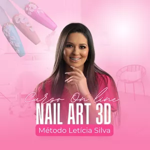Imagem de capa para o Curso online Nail Art em acrílico 3D 