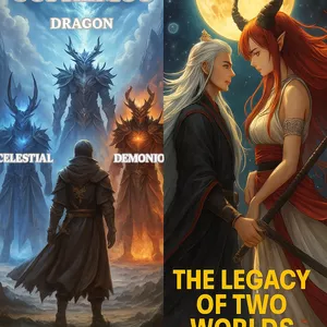 Imagen de portada para Ebook kasuma  el legado de dos mundos                                                                                                  Héroes Legendarios y Dragones: Un Viaje a Través de Reinos Paralelos