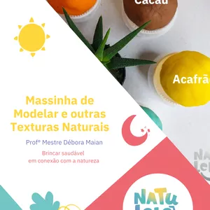 Imagem de capa para o Ebook Massinha de Modelar Natural e outras Texturas Natulelê