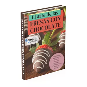Imagen de portada para Ebook El Arte de las Fresas con Chocolate + Bonos + Certificado