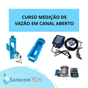 Imagem de capa para o Curso online Curso on line Medição de vazão em canal aberto