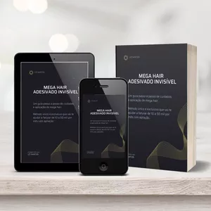 Imagem de capa para o Ebook Mega Hair Invisível Lucrativo 