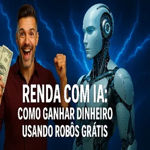 Imagem de capa para o Ebook Renda Com IA Como Ganhar Dinheiro Usando Robôs Grátis