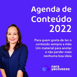 Imagem principal do produto Agenda de Conteúdo 2022