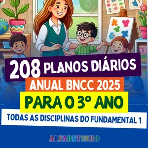 Imagem do curso PLANOS DIÁRIOS - 3º ANO FUNDAMENTAL - BNCC 2025