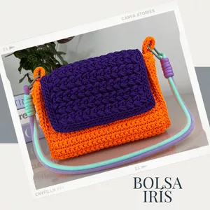 Bolsa Íris - Curso de Crochê