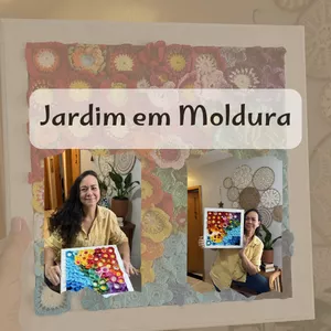 Imagem de Jardim em Moldura- Jardim de Linhas  criado por Dra. Sônia Cássia na hotmart