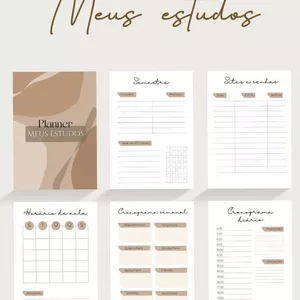 Imagem de capa para o Curso online Planner Meus Estudos