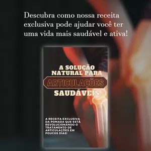 Imagem de capa para o Ebook A Solução Natural Para as Articulações Saudáveis.