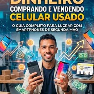 Imagem de capa para o Ebook COMO GANHAR DINHEIRO COMPRANDO E VENDENDO CELULAR