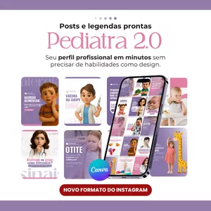Imagem do curso CANVA PACK PEDIATRA 2.0