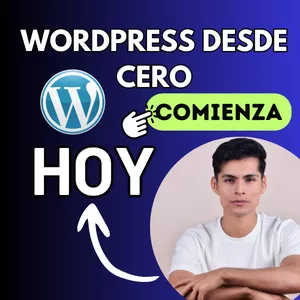 Imagen de portada para Curso online WordPress desde cero crea tu tu página web