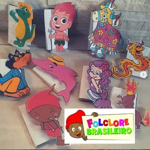 Imagem de capa para o Ebook 10 LIVRINHOS PERSONAGENS FOLCLORE BRASILEIRO