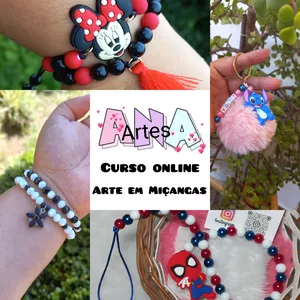 Imagem de capa para o Curso online Curso online: Arte em miçangas