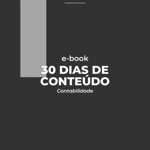 Imagem de capa para o Ebook 30 DIAS de conteúdo: Contabilidade