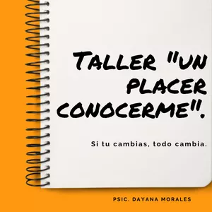 Imagen de portada para Evento online Un placer conocerme (Taller de Autoconocimiento)