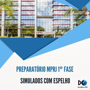 Imagem de capa para o Curso online Preparatório 1° Fase MPRJ 