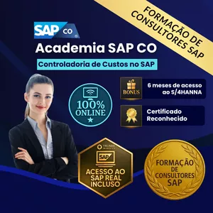 Imagem de capa para o Curso online Curso SAP CO - Controladoria de Custos na Prática