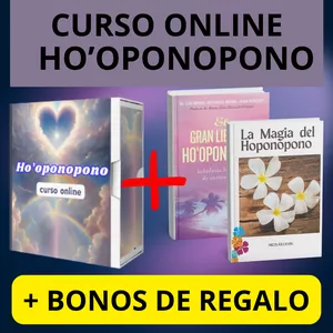 Imagen de portada para Curso online Ho'oponopono: Curso Online+El gran libro del hoóponopono+La Magia del hoóponopono+22 CURSOS HOLÍSTICOPS+78 PDF de regalo