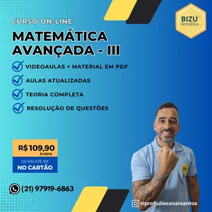 Imagem do curso Matemática Avançada - III