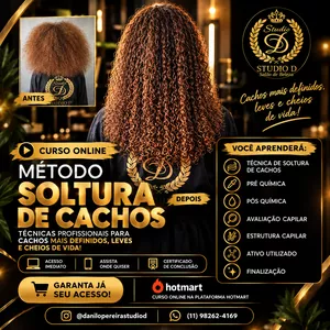 Imagem de MÉTODO SOLTURA DE CACHOS  criado por danilopereirastudiod na hotmart