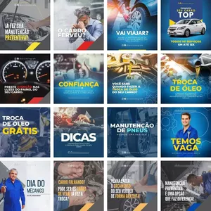 Imagem de capa para o Curso online Pack 40 Artes Para Mecânica Editáveis no Canva