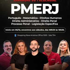 TURMA PMERJ | GRAVADO DO PRESENCIAL (Aulas aos sábados)