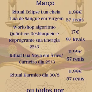 Imagem de capa para o Evento online Como workshop +rituais