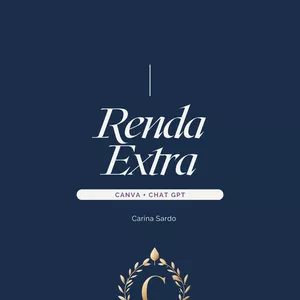 Imagem de capa para o Ebook Renda Extra com Canva &amp; Chat GPT