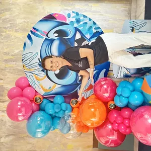 Imagem do curso Arco de balões orgânico (Painel Redondo)