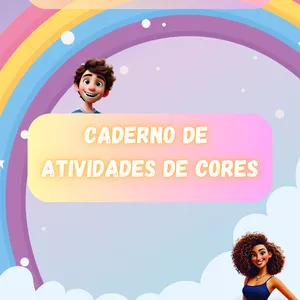 Imagem de capa para o Curso online CADERNO ATIVIDADES DE CORES - JARDIM DE INFÂNCIA