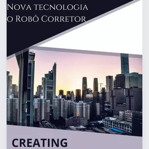 Imagem de capa para o Ebook Robô corretor,uso da tecnologia na venda de imóveis 