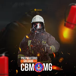 Imagem de capa para o Curso online Curso Preparatório BOMBEIRO MG👩‍🚒