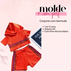 Imagem de capa para o Ebook Molde conjunto com bermuda