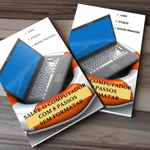 Imagem de capa para o Ebook SALVE O COMPUTADOR COM 8 PASSOS SEM FORMATAR