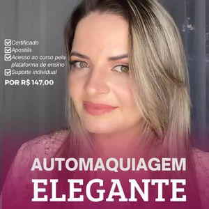 Imagem de capa para o Curso online Automaquiagem Elegante
