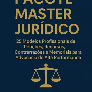 Imagem de capa para o Ebook Pacote Master Jurídico  