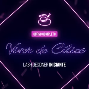 Imagem de capa para o Curso online Viver de Cílios