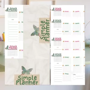 Imagem de capa para o Ebook  Planner 🦋- Não datado 