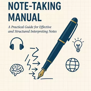 Cover image for Ebook Interpretation Note-Taking Manual