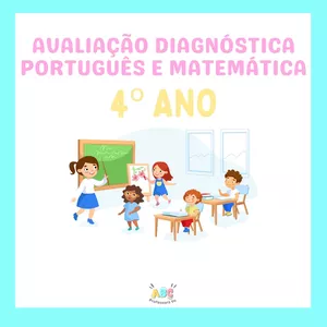 Imagem de capa para o Ebook Avaliação Diagnóstica Português e Matemática 4º Ano