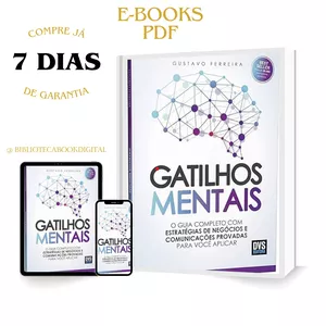 Imagem de capa para o Ebook E - Book Gatilhos Mentais: O Guia Completo com Estratégias de Negócios e Comunicações Provadas Para Você Aplicar