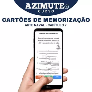 Imagem de capa para o Curso online Cartões de Memorização Arte Naval - Cap 7, Cabos