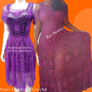 Imagem de capa para o Curso online Vestidão de Crochê 